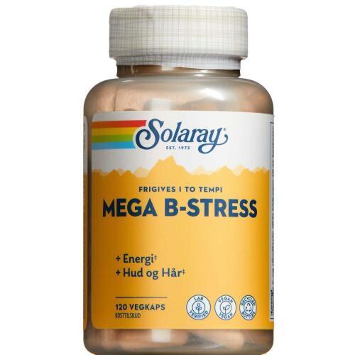 Solaray Mega B-stress 120 kapsler