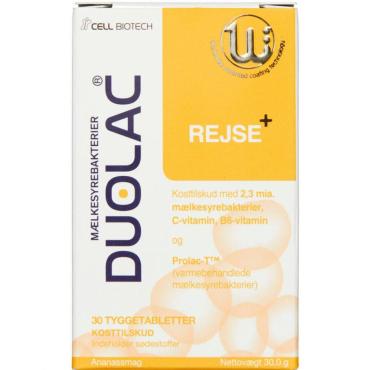 Duolac Rejse+ tabletter 30.stk