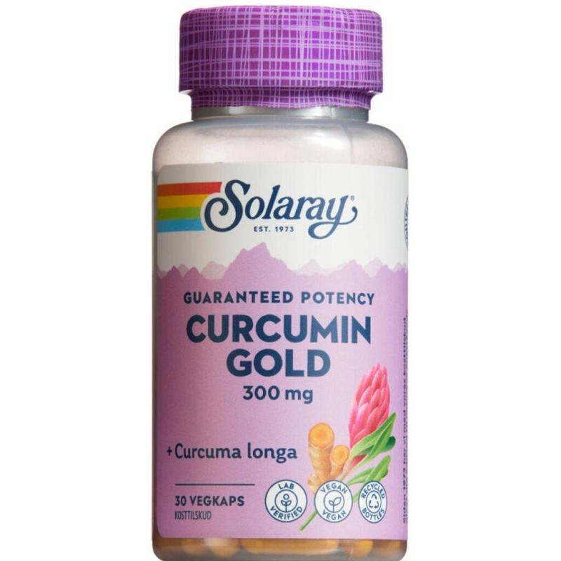 Solaray Curcumin Gold 30 kapsler