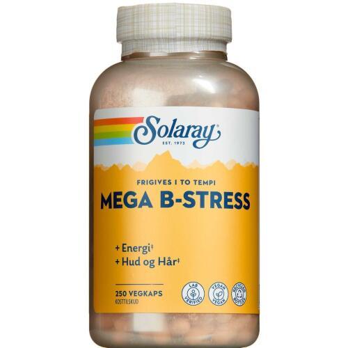 Solaray Mega B-Stress 250 Kapsler