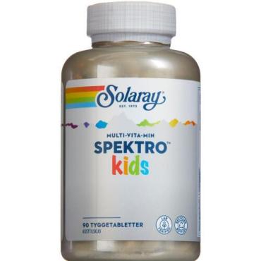 Solaray Spektro Kids tyggetabletter 90.stk