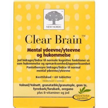 Clear Brain 60 tabletter - New Nordic