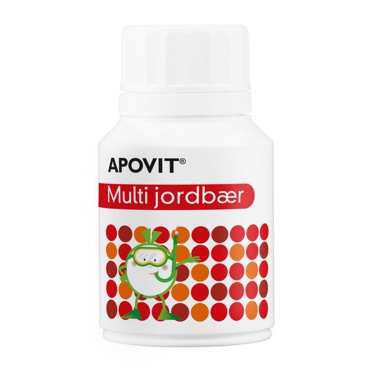 Apovit Multi Jordbær 90.stk