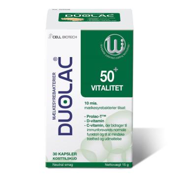 Duolac 50+ Vitalitet kapsler