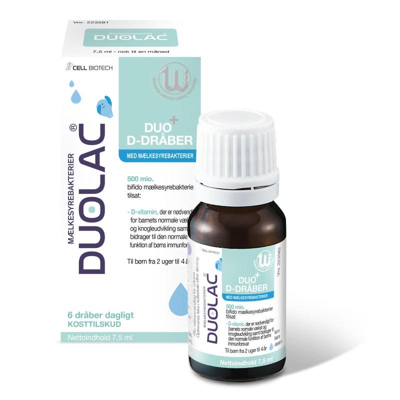 Duolac D-Dråber 7,5ml