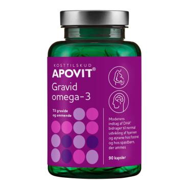 Apovit Gravid Omega-3 kapsler 90.stk