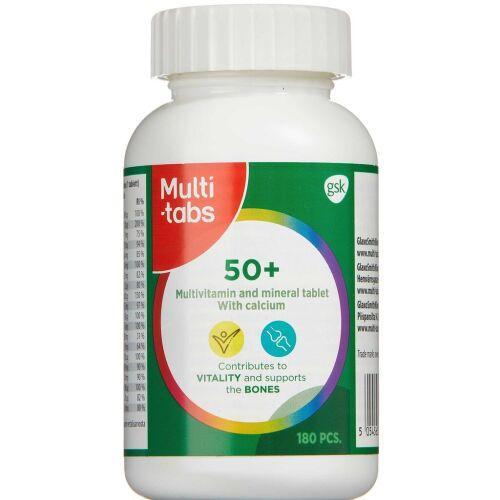 Multi-Tabs 50+ 180 stk.