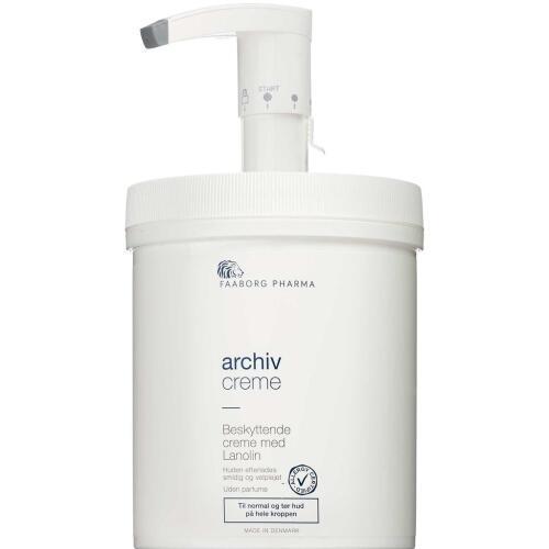 Faaborg Pharma Archiv Creme m. pumpe 1000 ml