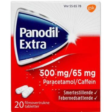 Panodil Tabletter 500mg 20.stk +18 år