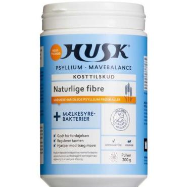 Husk Psyllium Mavebalance Mælkesyre Pulver 200g