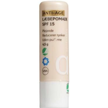 Apotekets Parfumefri Anti-age Læbepomade SPF 15 4,5 g