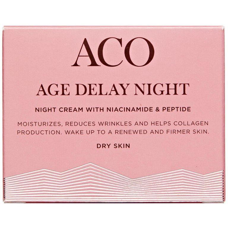 ACO Face Age Delay Night Cream Dry Skin 50 ml