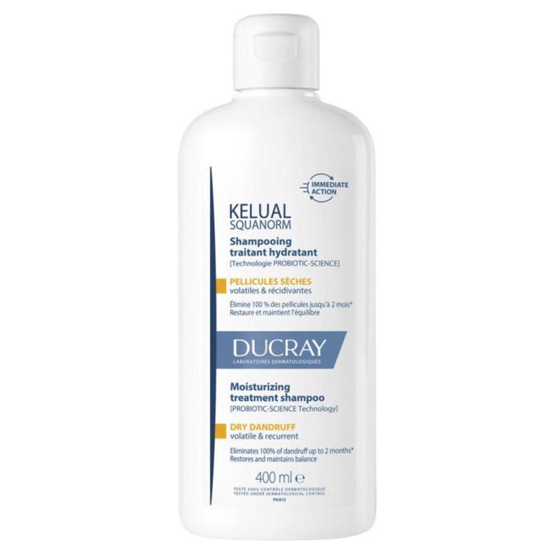Ducray Kelual Squanorm Dry Dandruff Shampoo 400ml