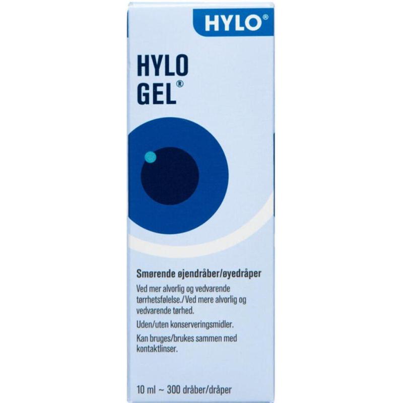 HYLO GEL ØJENDRÅBER 10 ML