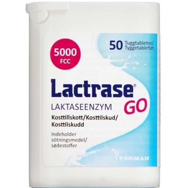 Lactrase Go Tyggetabletter 50.stk