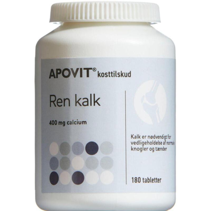Apovit Ren Kalk Tabletter 180.stk