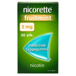Nicorette Fruitmint Medicinsk tyggegummi 2mg