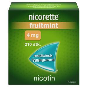 Nicorette Fruitmint Medicinsk tyggegummi 4mg