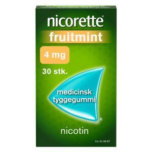 Nicorette Fruitmint Medicinsk tyggegummi 4mg