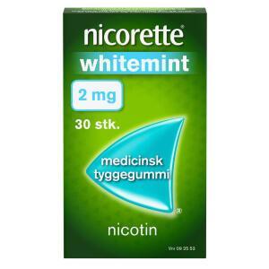 Nicorette Whitemint Medicinsk tyggegummi 2mg