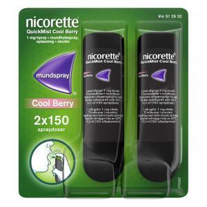 Nicorette QuickMist 1mg/dosis 2x150Doser