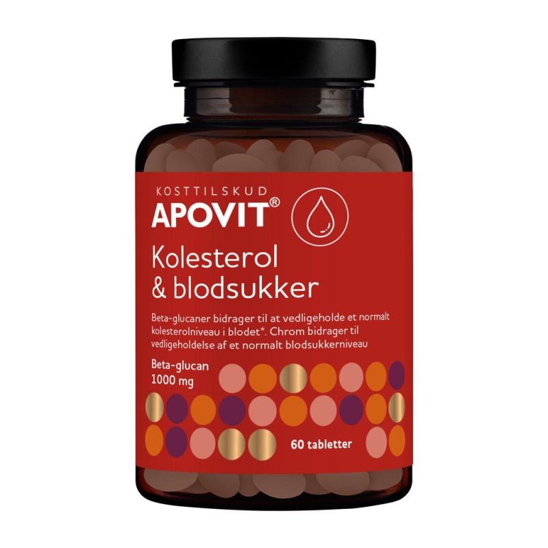 Apovit Kolesterol og Blodsukker Tabl 60.stk