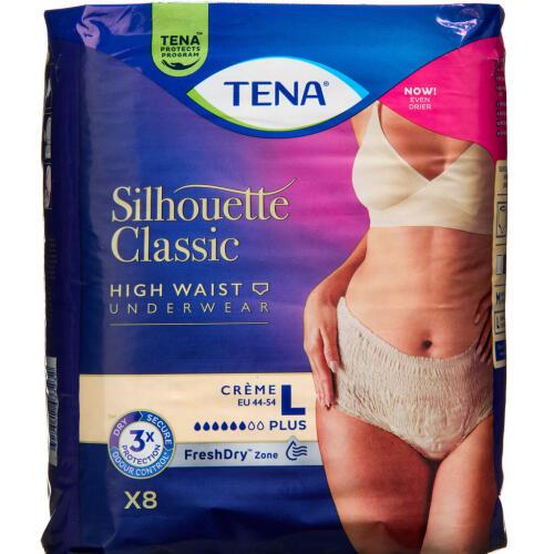 Tena Silhouette Classic Plus High Waist Str. L