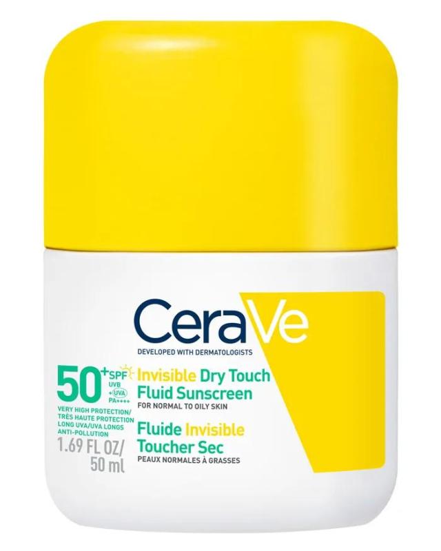 CeraVe Invisible Dry Touch Fluid Sunscreen SPF50+ 50ml