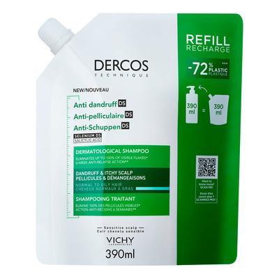 Vichy Dercos Anti-Dandruff Shampoo Oily/Normal Hair Refill 390ml