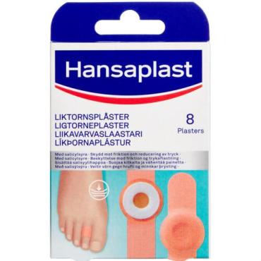 Hansaplast Ligtorneplaster 8.stk