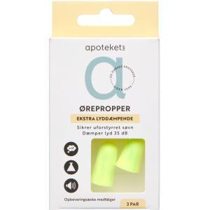 APOTEKETS ØREPROPPER SNR 35 DB 3 PAR