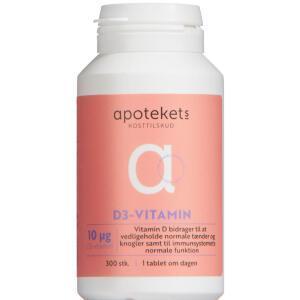 Apotekets D3-vitamin 10 mikg 300 stk.