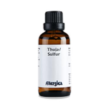 Thuja/Sulfur, dråber - Allergica