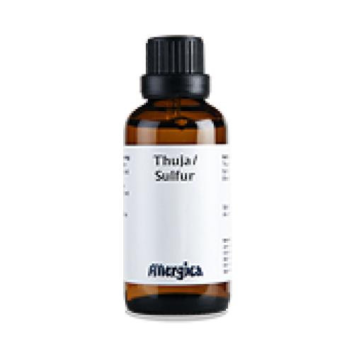 Thuja/Sulfur, dråber - Allergica