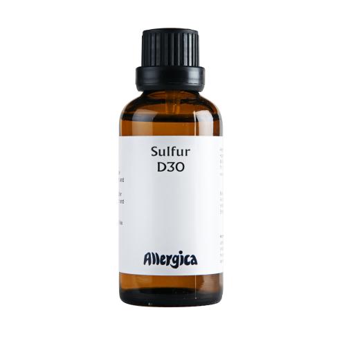 Sulfur D30, dråber - Allergica