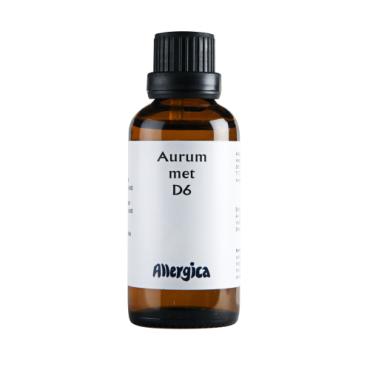 Aurum met. D6, dråber - Allergica