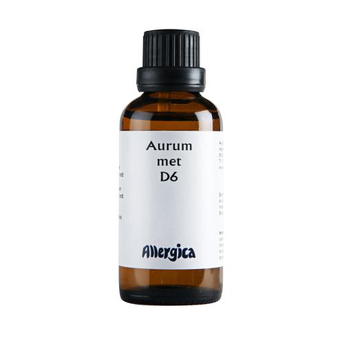 Aurum met. D6, dråber - Allergica