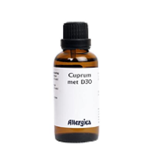 Cuprum met. D30, dråber - Allergica