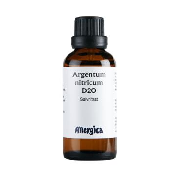 Argentum nitricum D20, dråber - Allergica