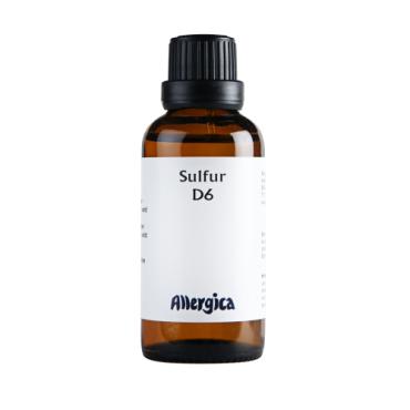Sulfur D6, dråber - Allergica