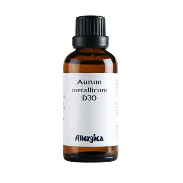 Aurum met. D30, 50 ml, dråber - Allergica