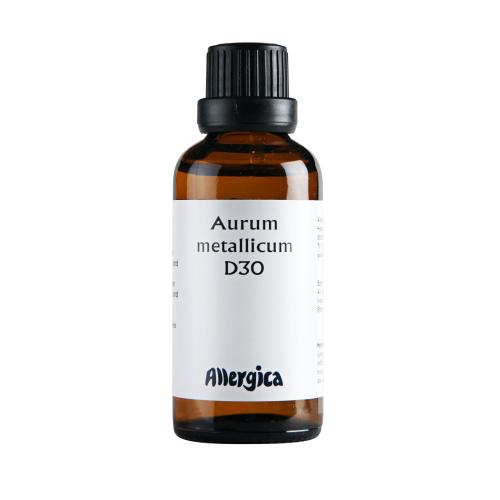 Aurum met. D30, 50 ml, dråber - Allergica
