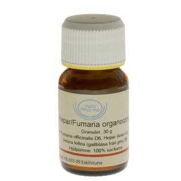 Hepar/Fumaria organocomp, glob. 30 g