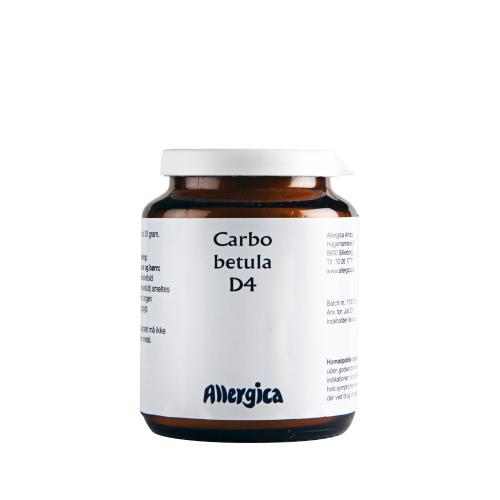 Carbo betula D4, pulver - Allergica