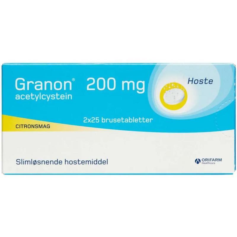 Granon 200mg Brusetabletter 50.stk