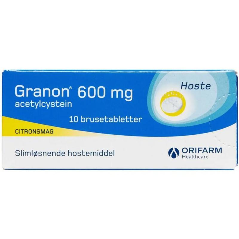 Granon 600mg Brusetabletter 10.stk