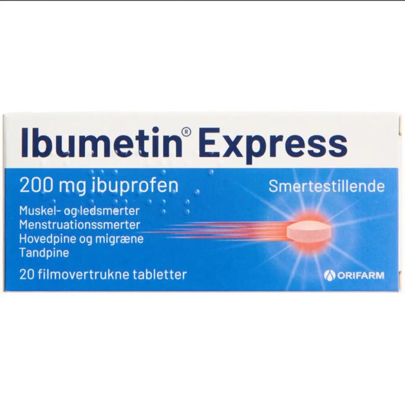 Ibumetin Express Tabletter 20.stk